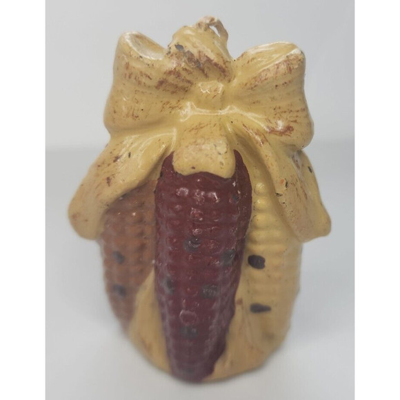 Vintage Thanksgiving Corn Candle 3.5" SKU H82 - Picture 1 of 6